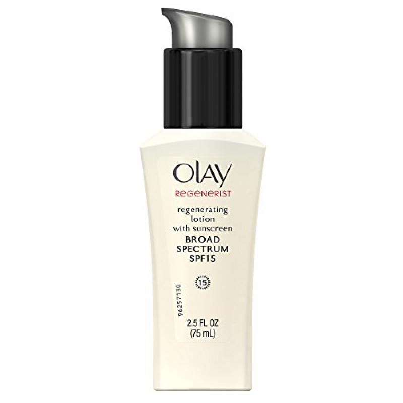 Olay Regenerist Regenerating Face Lotion Moisturizer with Broad Spectrum SPF 2.5 Fl Oz LOccitane - Shea 5% Face Soothing Fluid - Sensitive Skin - 40ml/1.3oz